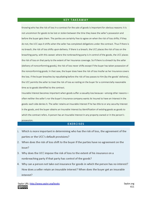 Business Law and the Legal Environment - Page 611